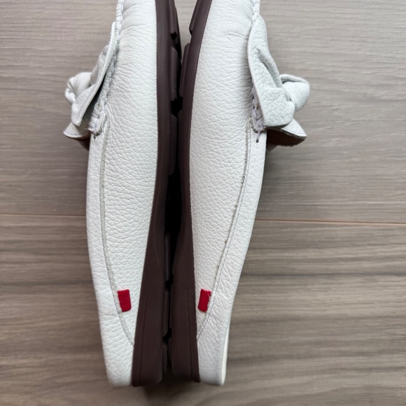 MJNY By Mark Joseph White Leather Diane Street Mules Size 10 - Picture 7 of 7